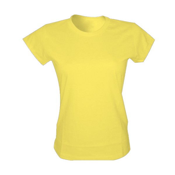 Camisa amarela top feminina